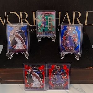 NBA Select LeBron James 5 card set